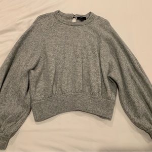 J Crew bubble sleeve sweater size M